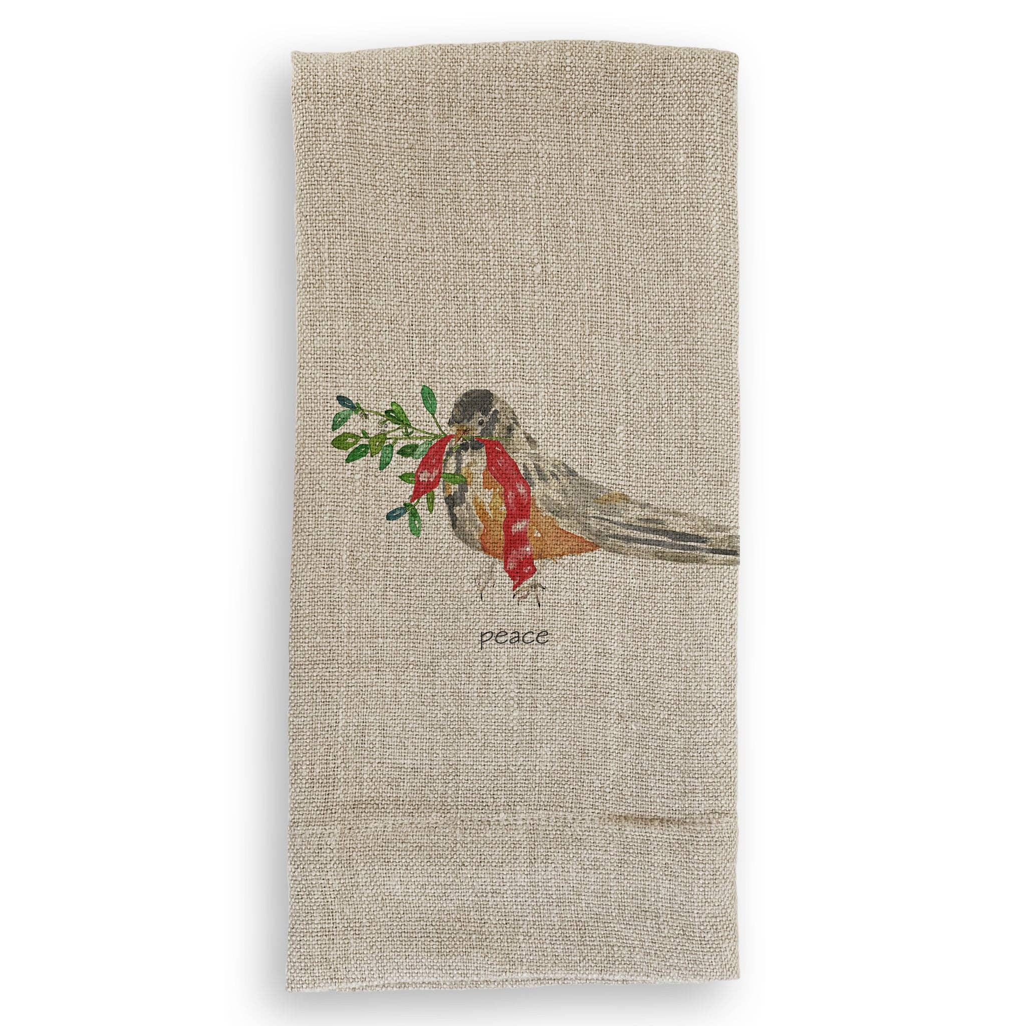 French Graffiti - Wholesale Tea Towel - Peace Bird1