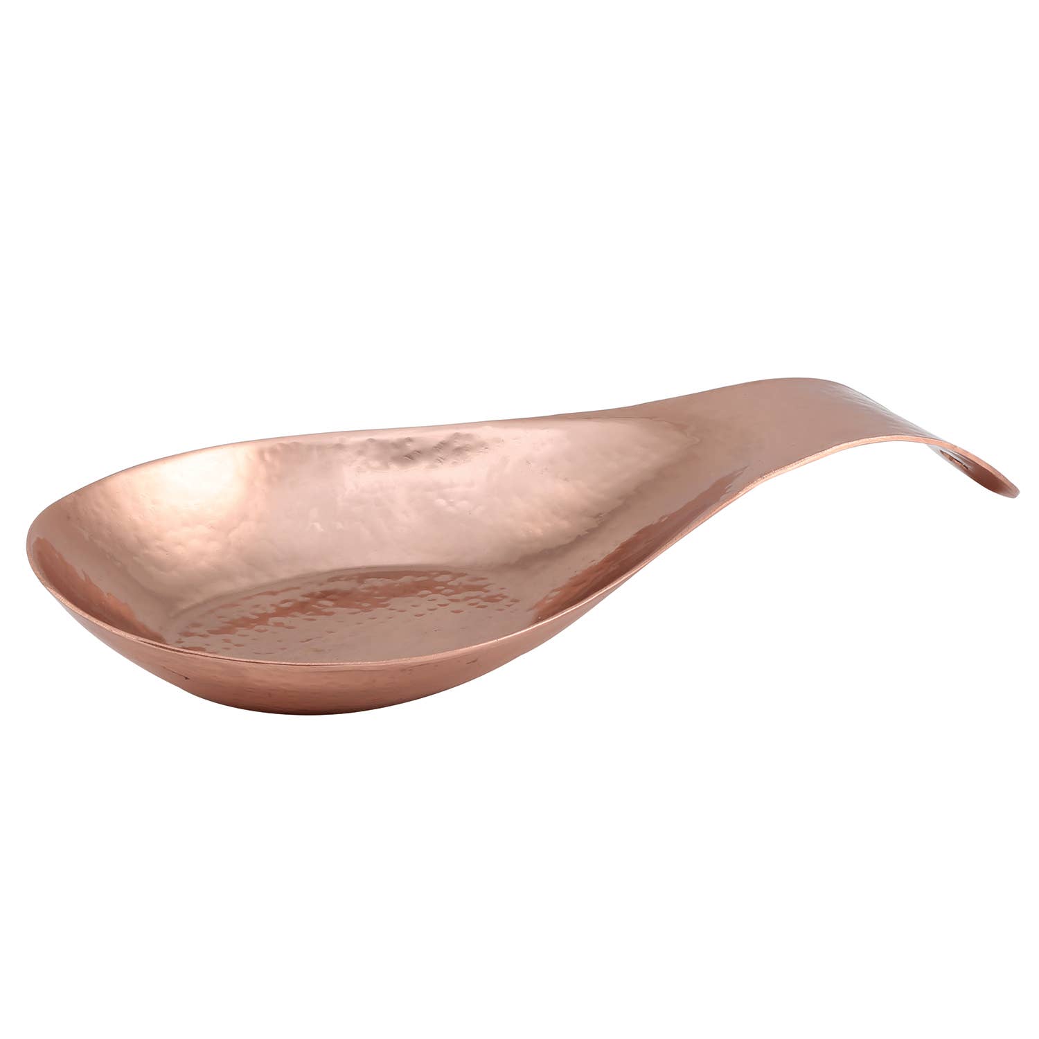 Conimar Promotions - Wholesale Spoon Rest - Large Metal Spoon Rest w/Hammered Copper Penny Design0