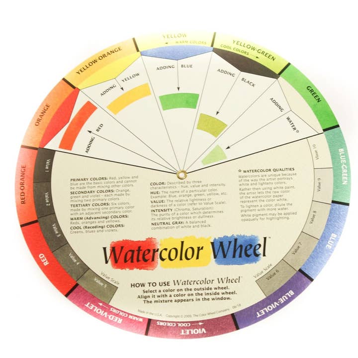 Watercolour Wheel for wholesale by Loxley Arts