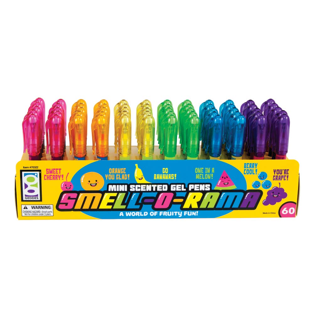 Geddes - Vendita all'ingrosso Penne - Penna Gel Profumata Mini Smell-o-rama, 60 pezzi3