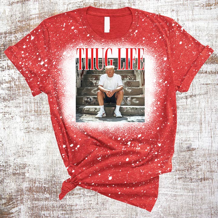 Sweet Tees - Wholesale Sublimation Transfer - Trump Thug Life Donald Trump Maga 2024 Sublimation Transfer1