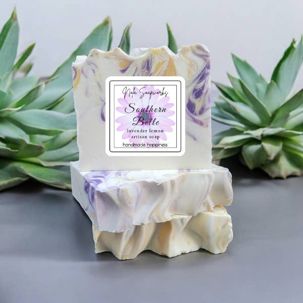 Essentially NOLA Soap Works - Wholesale Bar Soap - Southern Belle-Coconut Milk Soap -Lavender Lemon