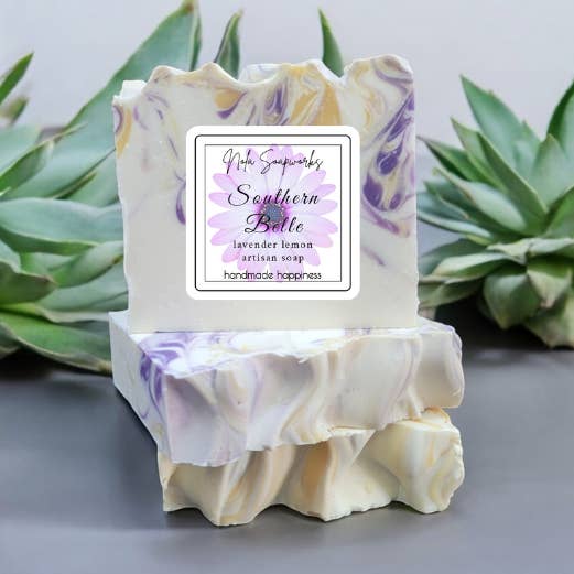 Essentially NOLA Soap Works - Wholesale Bar Soap - Southern Belle-Coconut Milk Soap -Lavender Lemon0