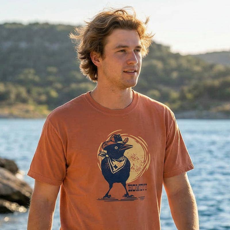 Yam Howdy Grackle T-Shirt | Comfort Colors 1717 | Texas Tee for wholesale on Faire1