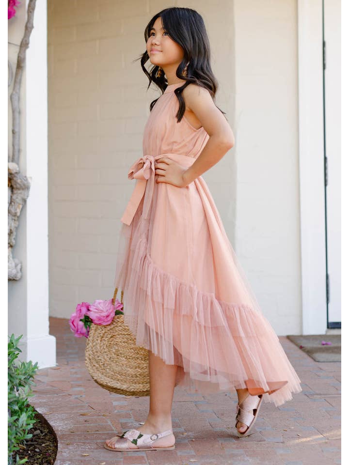 Joyfolie - Wholesale Dress - Kids - Fay Dress in Desert Shell