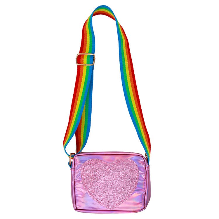 Sparkle Sisters by Couture Clips - Wholesale Crossbody Bag - Kids - Heart Purse5