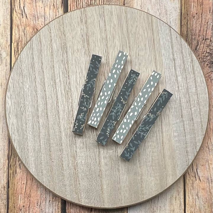 Standard Clothespin Magnets - Sage Ferns for wholesale by Running Blynd