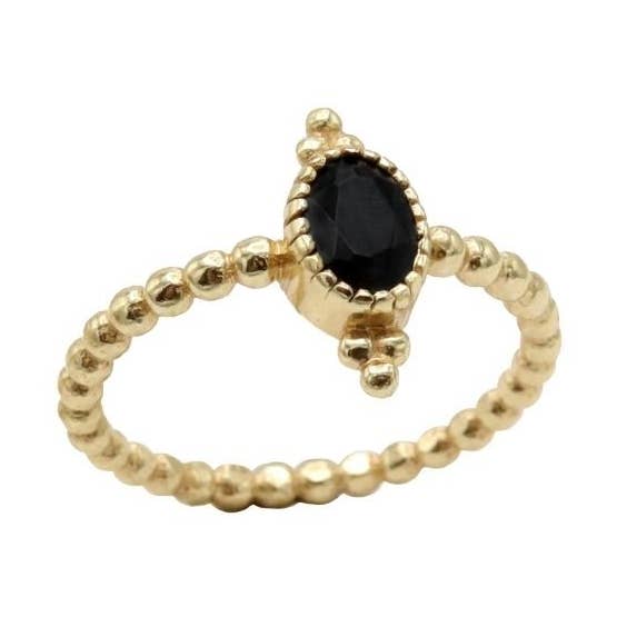 Black Collins Ring for wholesale by ACUS