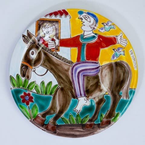 Prato Redondo DS 18 cm PT18DS-45 por atacado de Ceramiche De Simone