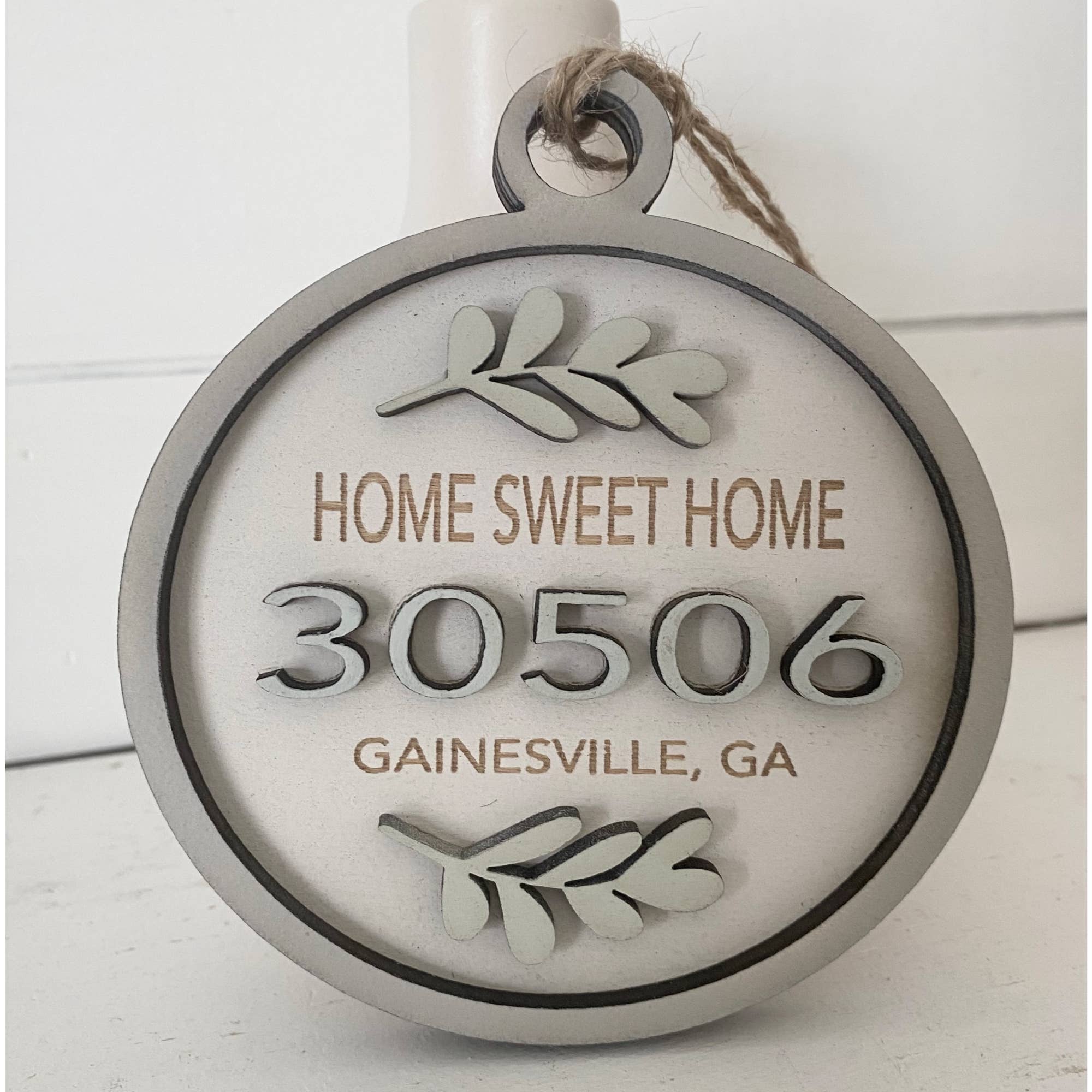 Pine Designs - Wholesale Ornament - Ornament - "Any" Zip Code Wood Ornament or Gift Tag6