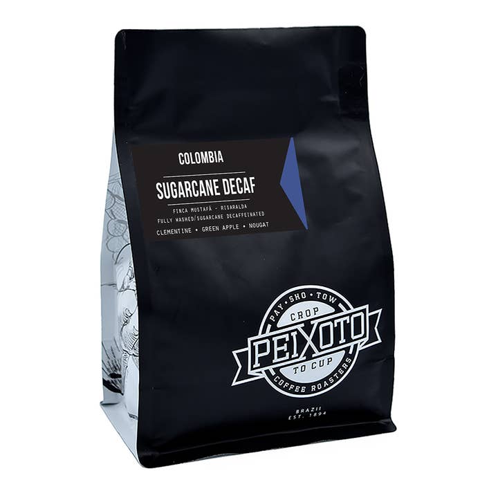 Sugarcane Decaf - 12 oz Retail Bag for wholesale by Peixoto Coffee