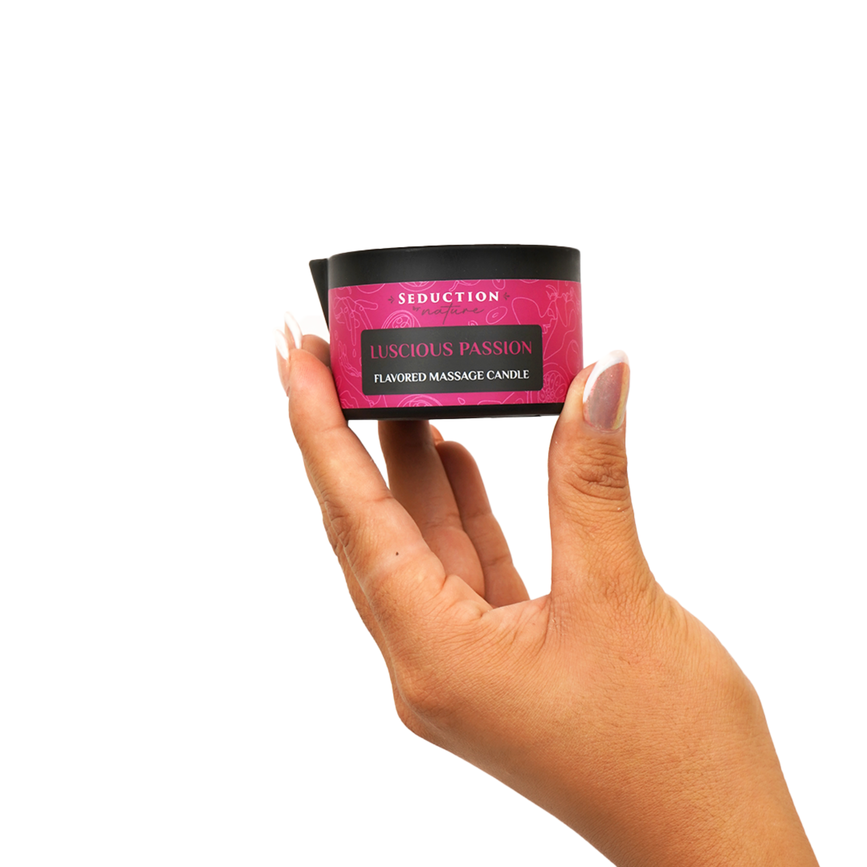 Seduction by Nature - Wholesale Sex Toy - Luscious Passion - Kissable Massage Candle 7