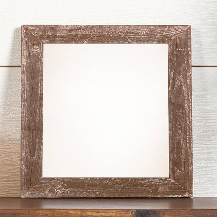 Cornice per foto in legno massiccio marrone 15 cm x 15 cm. per la vendita all'ingrosso da parte di HomeRoots