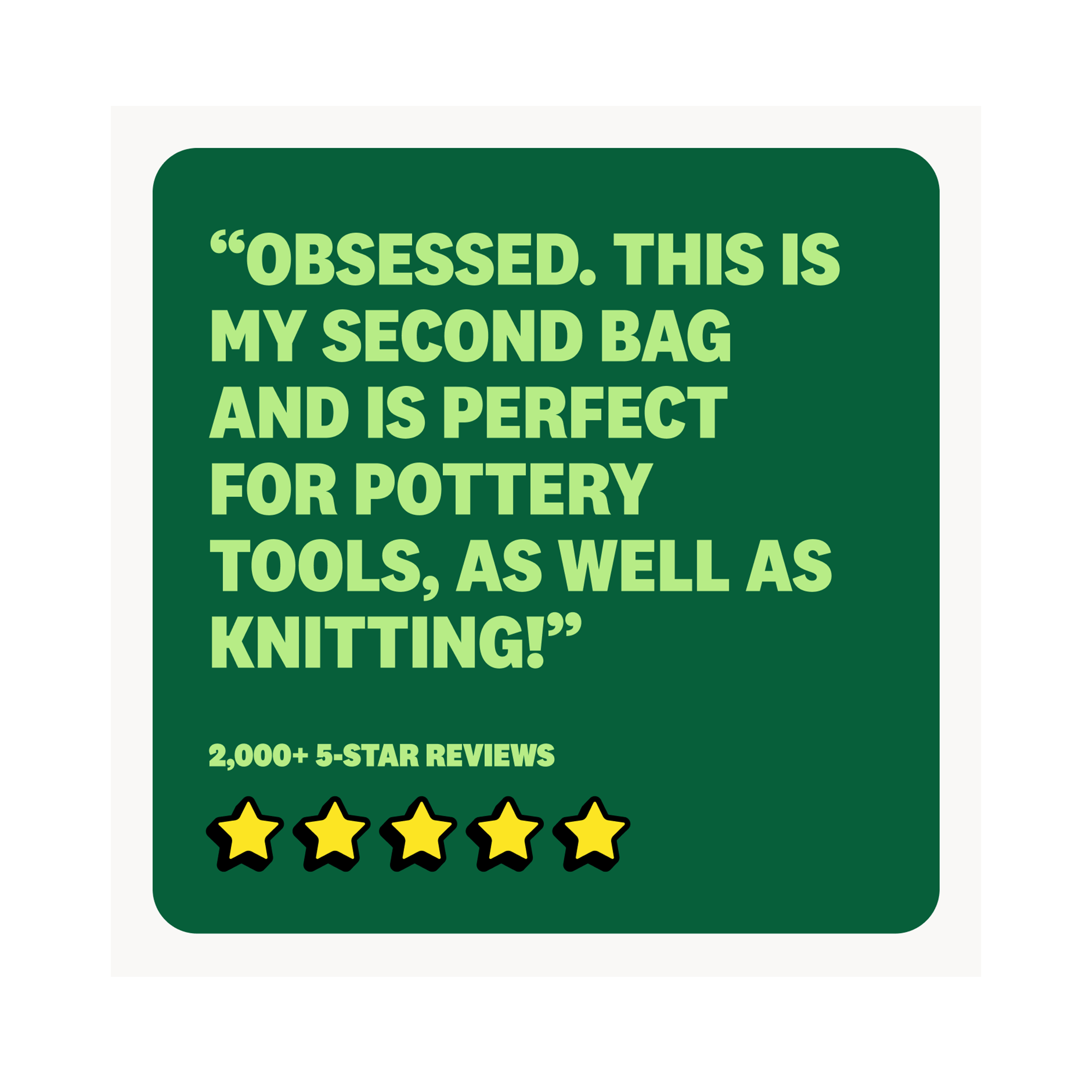 Soolla - Wholesale Craft Supplies - Soolla Studio Artist Bag, Becca Sands, Crochet Project Bag10