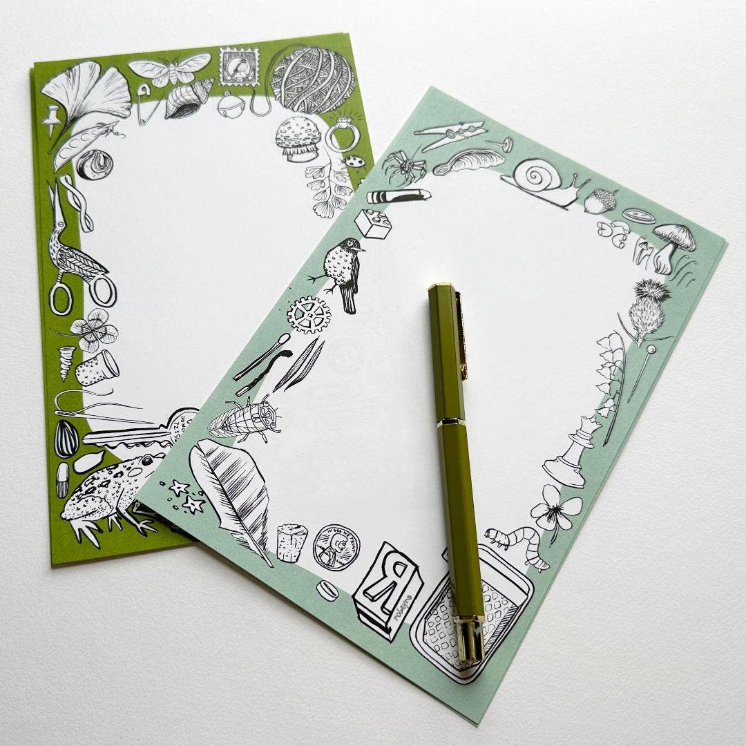 Robayre - Wholesale Stationery/Notecard Set - Tiny Treasures Stationery Letter Paper and Envelope Set4