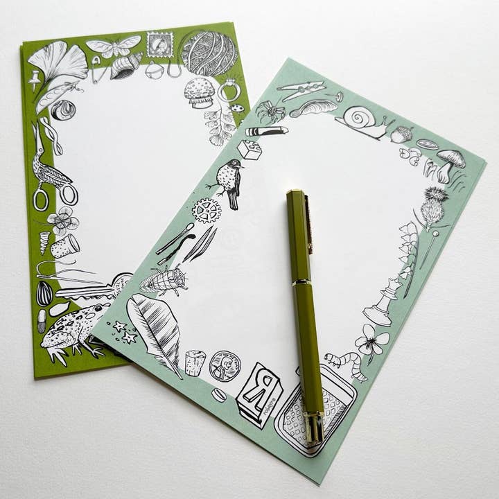 Robayre - Wholesale Stationery/Notecard Set - Tiny Treasures Stationery Letter Paper and Envelope Set4