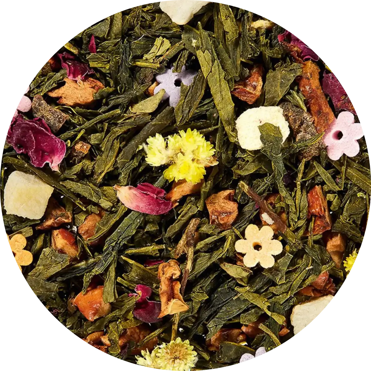 Papo'thé - Wholesale Loose Tea - Sencha Green Tea Peach Nectar 50g0