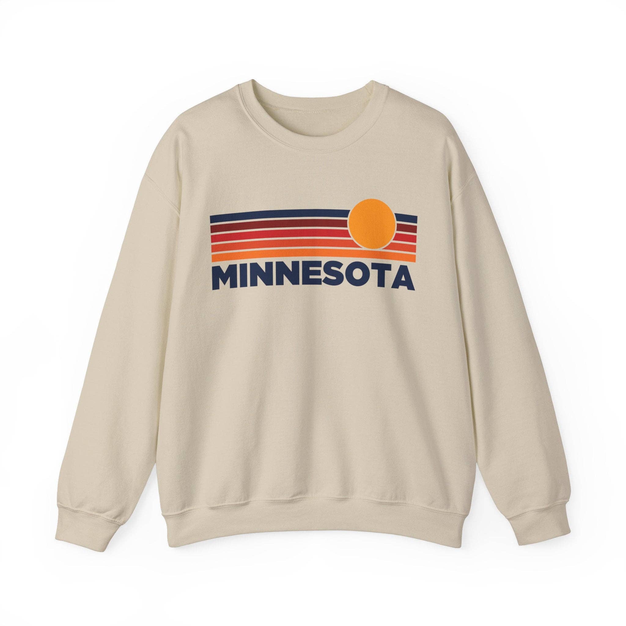 Hey Mountains - Wholesale Graphic Sweatshirt - Unisex - Minnesota Graphic Sweatshirt - Retro Sun3