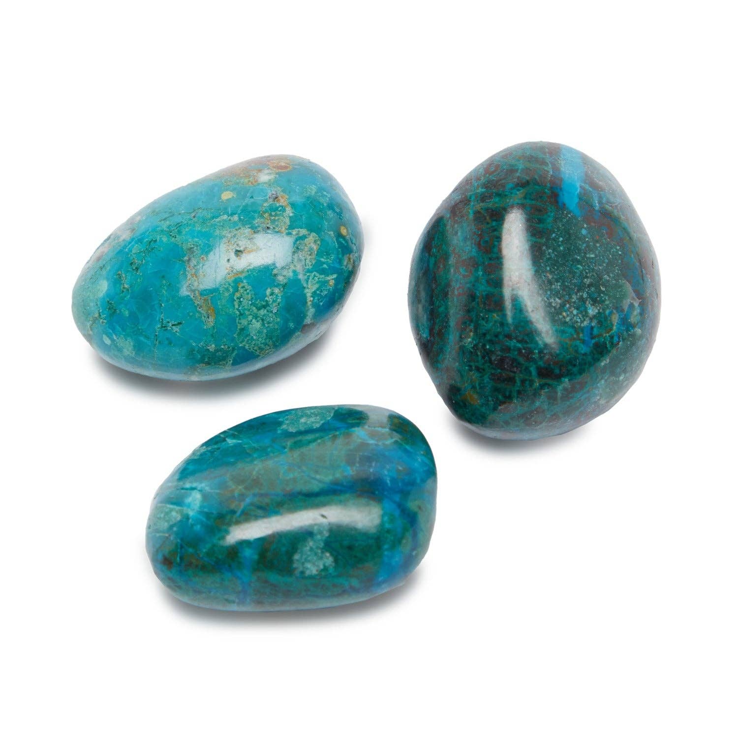 KARMA YOGA SHOP – wholesale Andlig sten/kristall – Krysokolla ”Feminin och kommunikation” rullad sten1