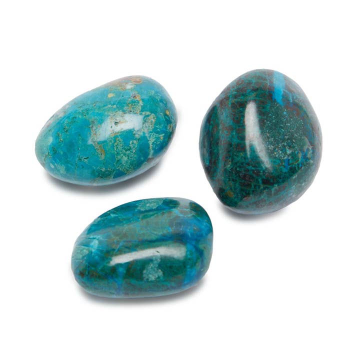 KARMA YOGA SHOP – wholesale Andlig sten/kristall – Krysokolla ”Feminin och kommunikation” rullad sten1