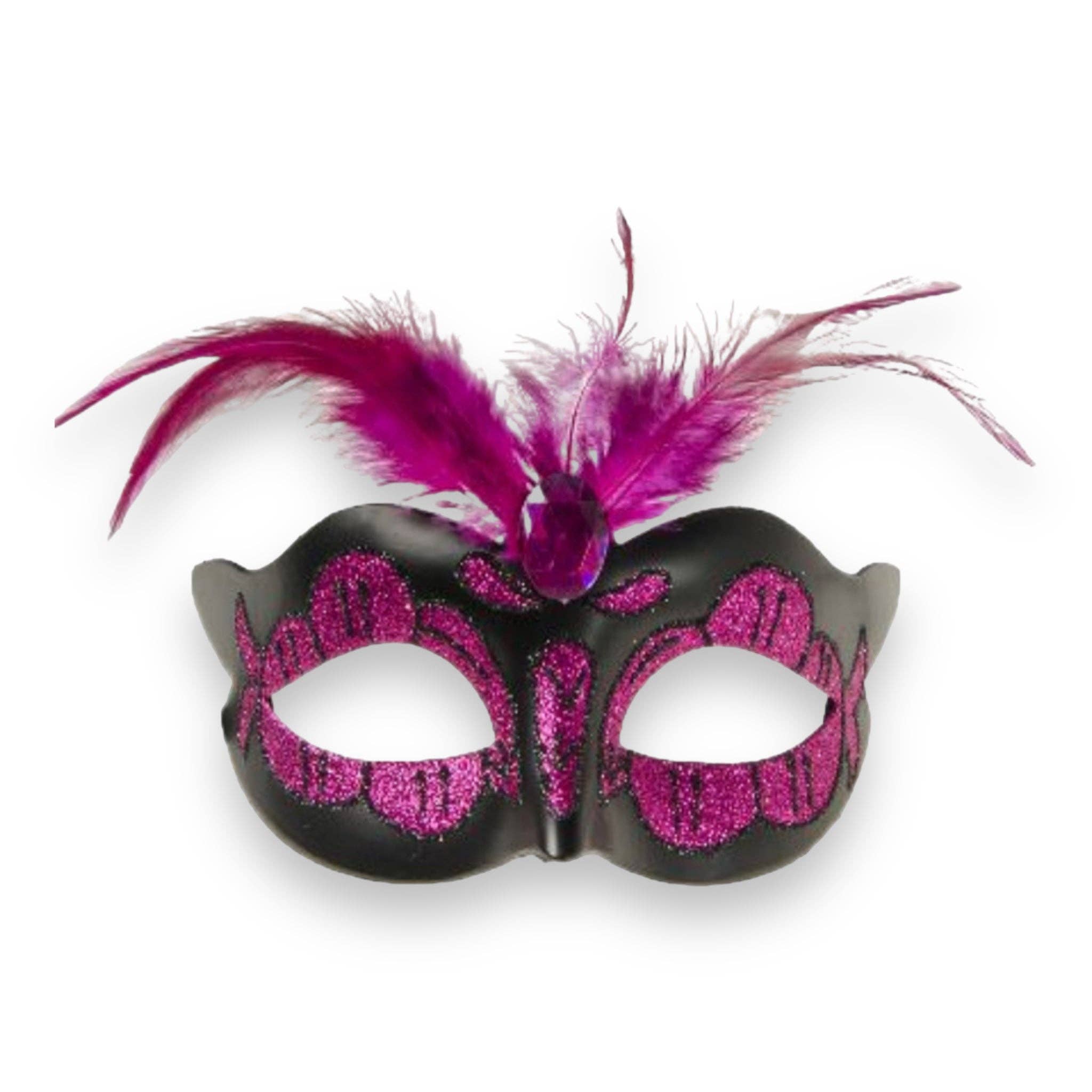 Kinky Pleasure - Vendita all'ingrosso Costume di carnevale - Unisex - Power Escorts - BR248 - Maschera d’amore veneziana di lusso con diamante - 6 colori1