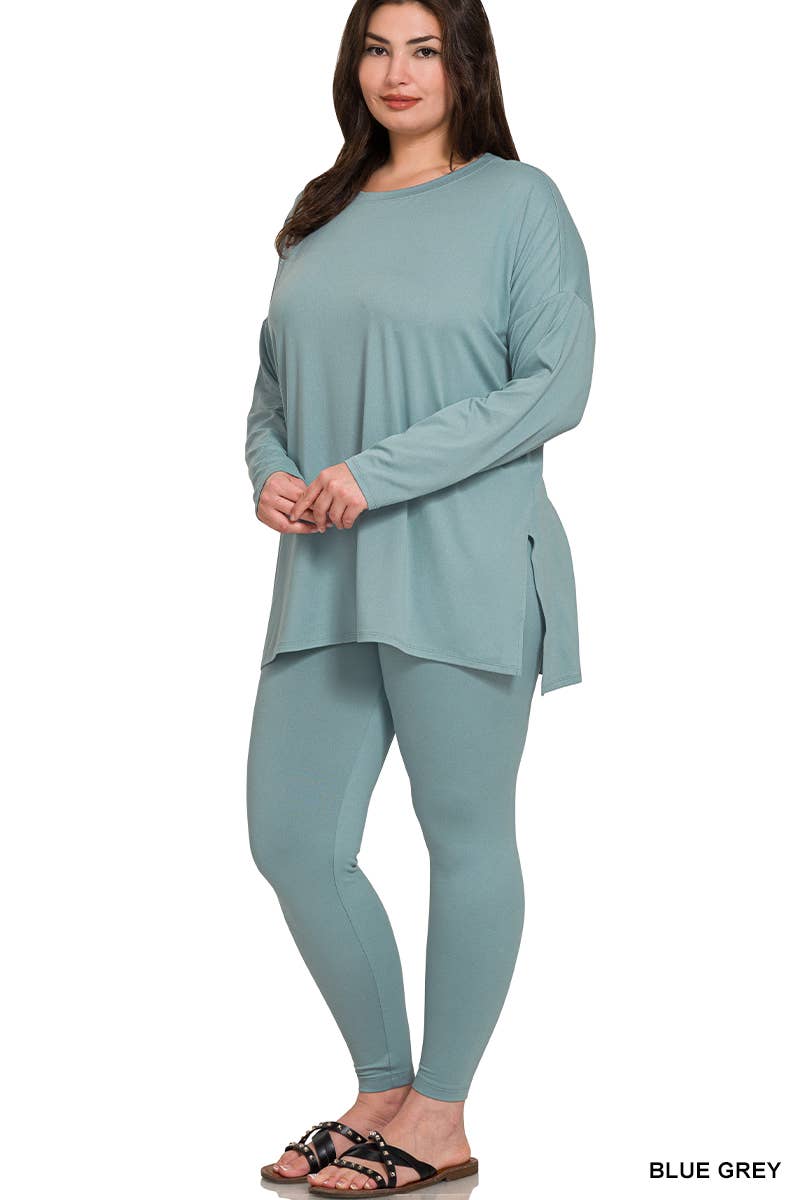 42POPS - Vente Ensemble de vêtements d'intérieur – femme - ".._ Ensemble de détente en microfibre Plus5