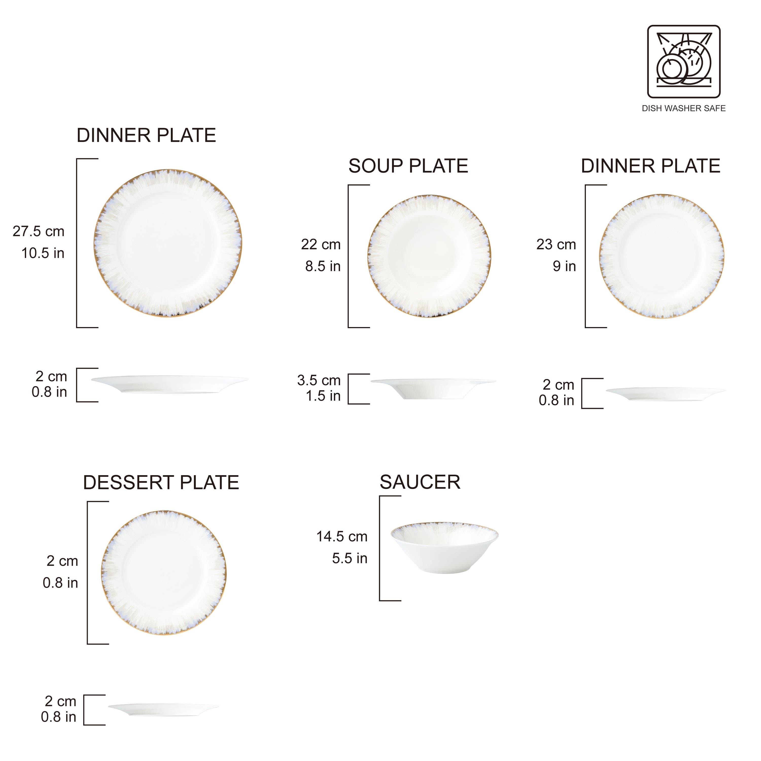 Gifts Plus - Wholesale Dinnerware Set - "Sophie" G2391G-20B (Case Pack 2)1