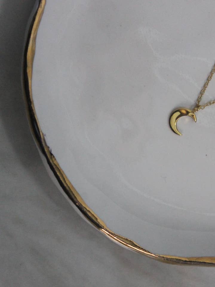 Little Moon Necklace for wholesale by BELLA BUDDHA BEADS