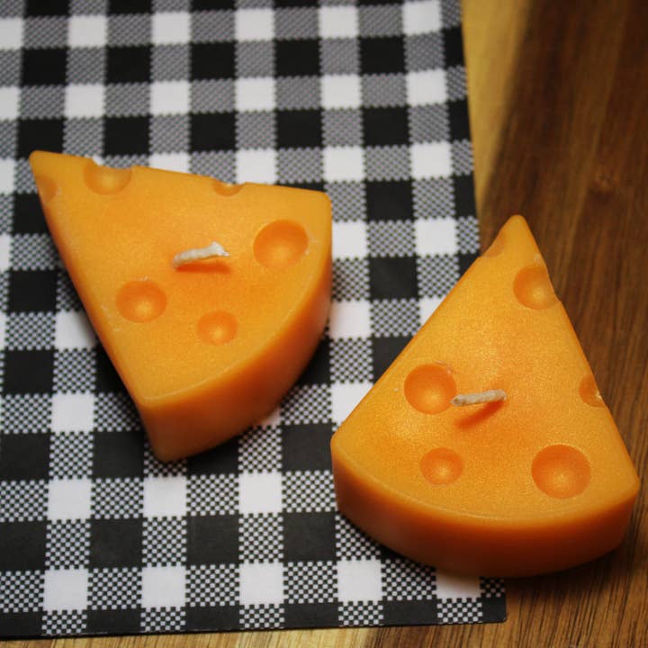 Val Viola Candles - Wholesale Novelty Candle - Cheese Candle | Custom Scent | Soy Wax Candle Orange Wax