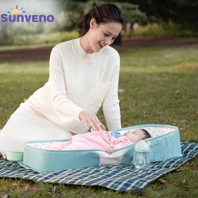 Portable Folding Baby Changing Bag for wholesale by Sunveno