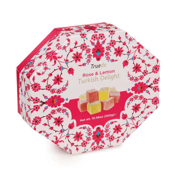 300g Rose & Lemon Flavour Turkish Delight for wholesale by Truede