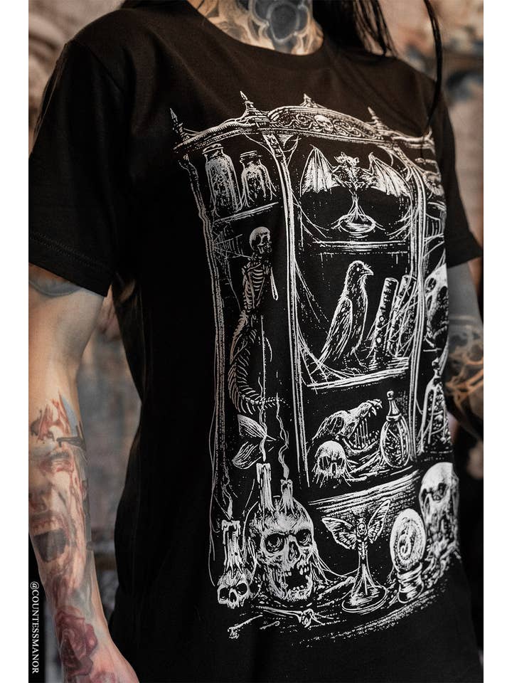 vampirefreaks - Wholesale Screen Printed T-Shirt - Women's - Cabinet of Curiosities T-shirt14