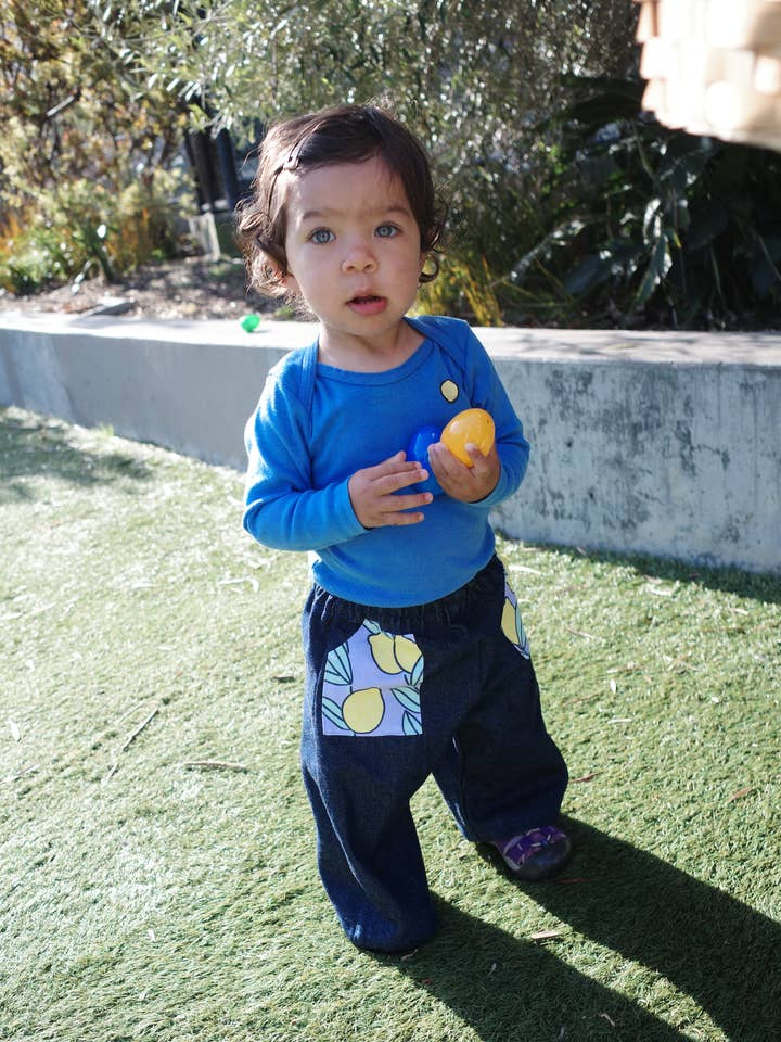 Colorful Bunch - Wholesale Jeans - Kids - The Everyday Play Jean with Lemon Patch Pockets3