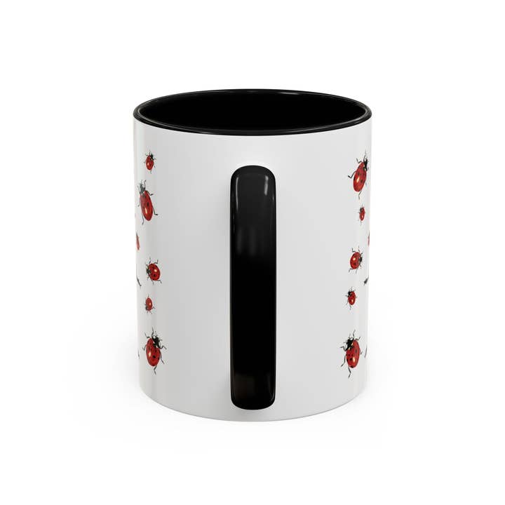 Blue Cava - Wholesale Coffee Mug - Ladybug Two Tone Ceramic Mug (11oz & 15oz)13