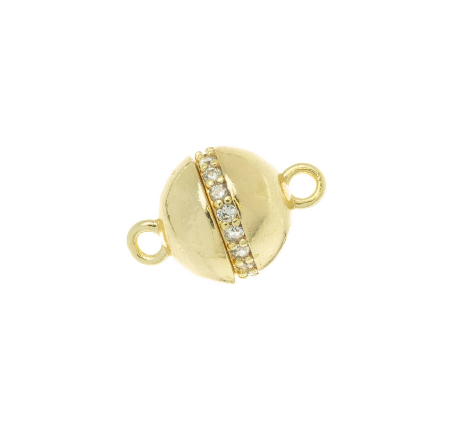 Jewel Pledge – wholesale Clasp – Gold CZ Pave Magnetic Clasp for Bracelet & Necklace,CLG1321