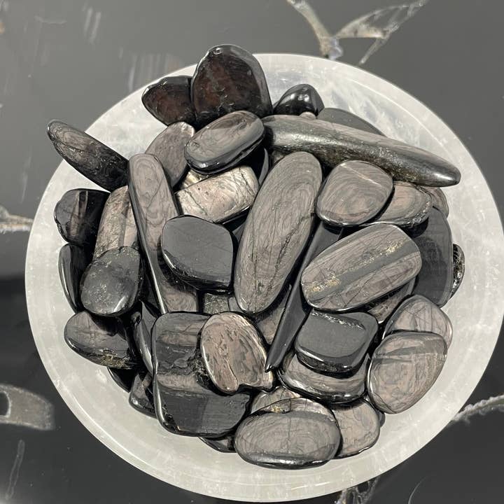 The Crystal Tabby – Großhandel Spiritueller Stein/Kristall – Hypersthen-Chips – 1/2 Pfund (ca. 227 g) Beutel0