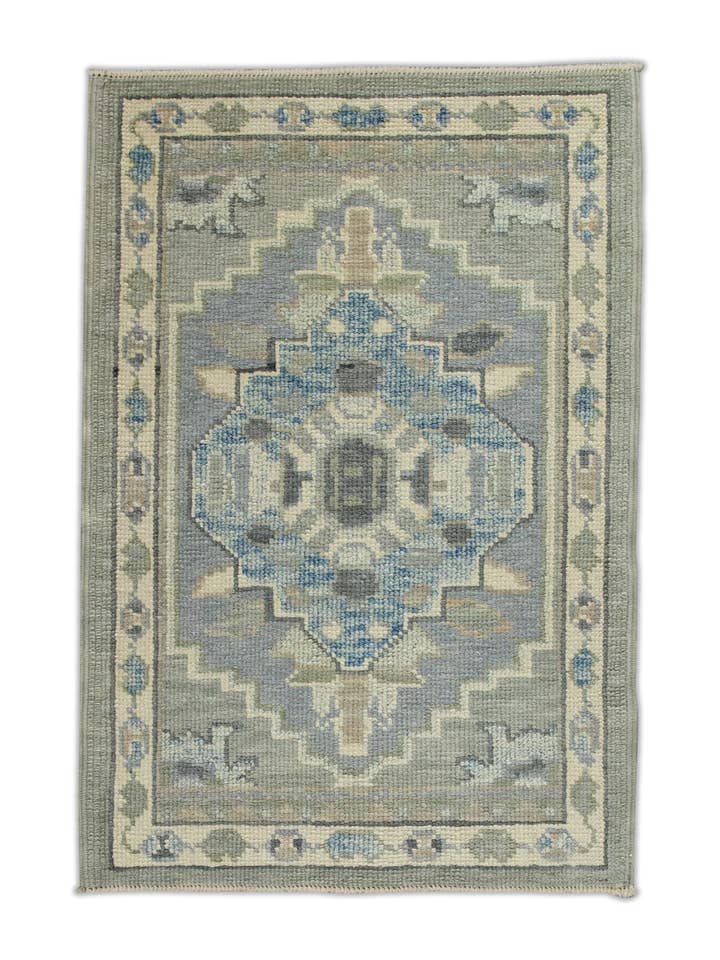 Turkish Oushak Rug 2'2" x 3'2" #7959 for wholesale by Turkish Rug
