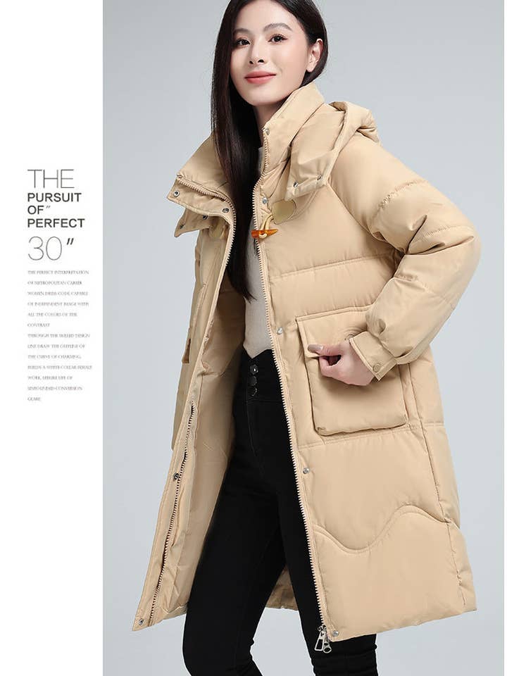 Marayn - Wholesale Puffer Jacket - Women's - 2025 Winter Korean Style Padded Long Coat26