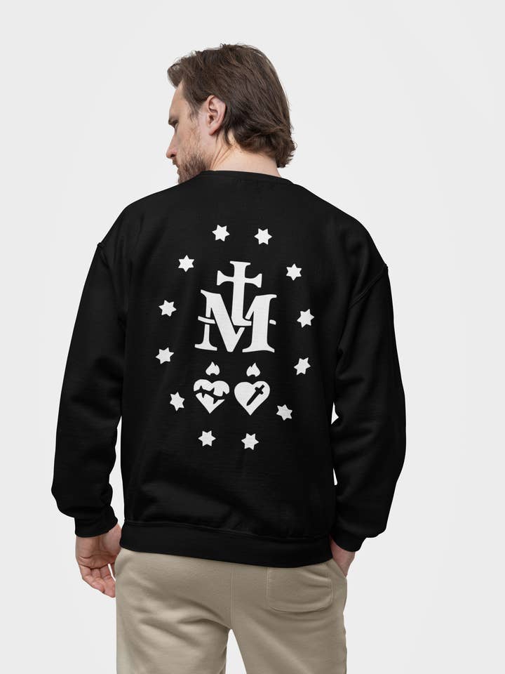 Miraculous Medal Crewneck for wholesale by Saintly Society