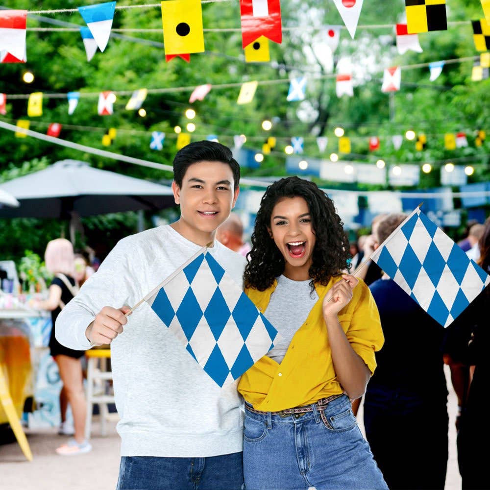 Flags Importer - Wholesale Flag - Bavaria 12x18in Stick Flag1