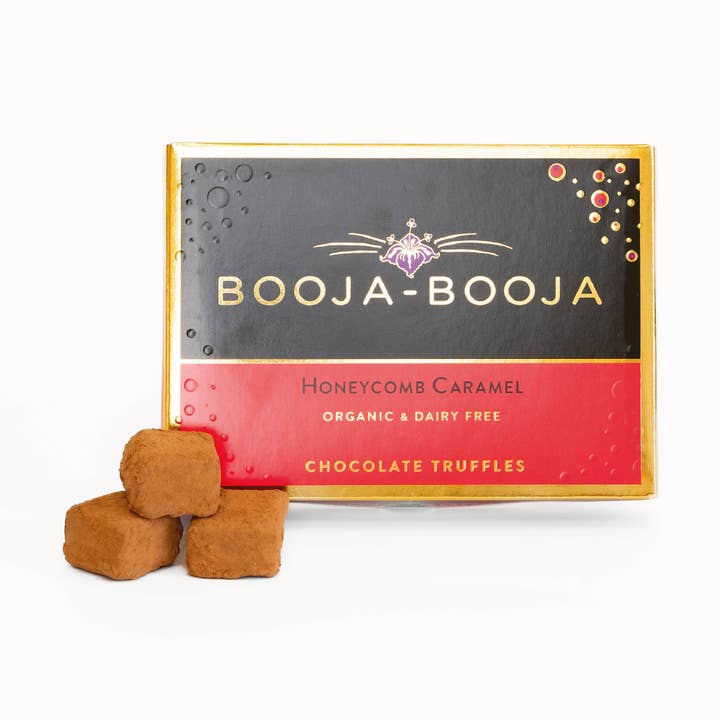 Honeycomb Caramel Eight Truffle Packs 8 x 92g for wholesale by Booja-Booja