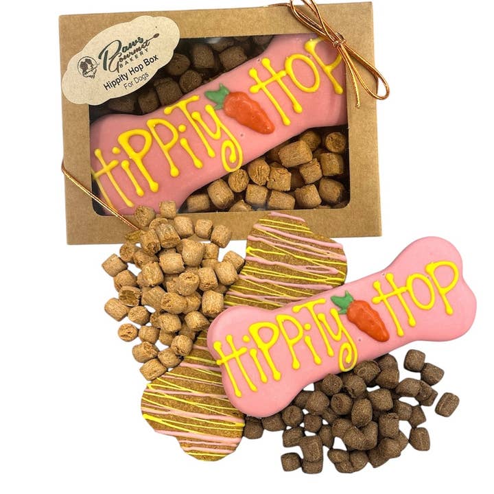 Paws Gourmet Bakery Hippity Hop Gift Box Dog Treats for wholesale by Paws Gourmet Bakery