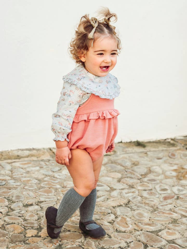 Peto de bebé rosa Cocote & Charanga por atacado de Charanga