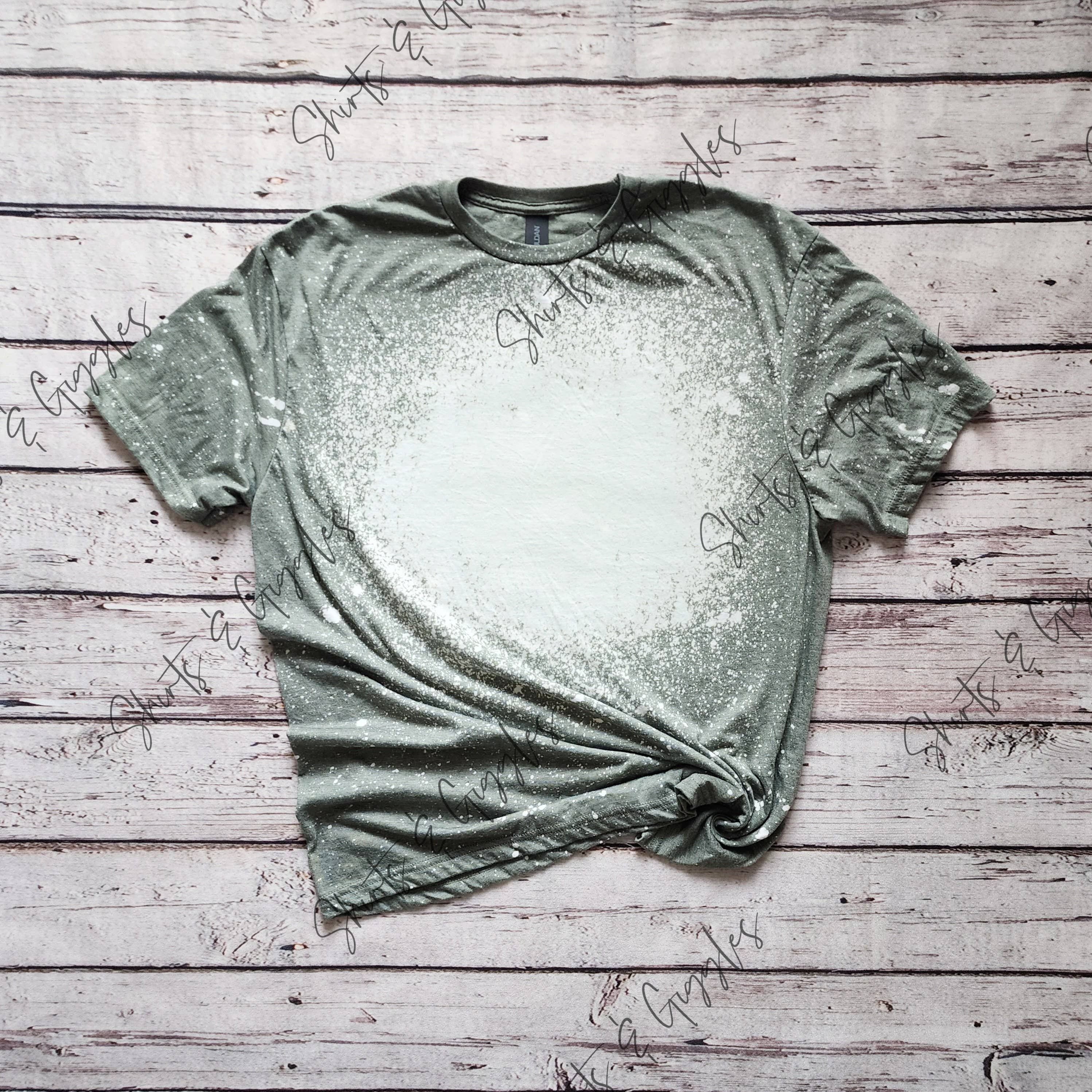 Shirts & Giggles - Wholesale T-Shirt - Women's - Gildan® Blank Bleached Unisex T-Shirts3