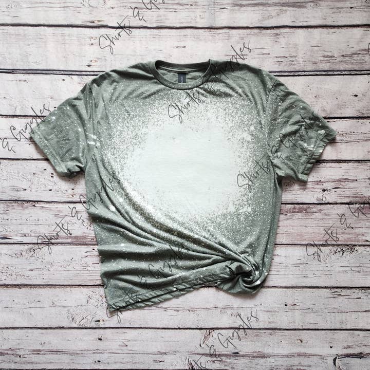 Shirts & Giggles - Wholesale T-Shirt - Women's - Gildan® Blank Bleached Unisex T-Shirts3