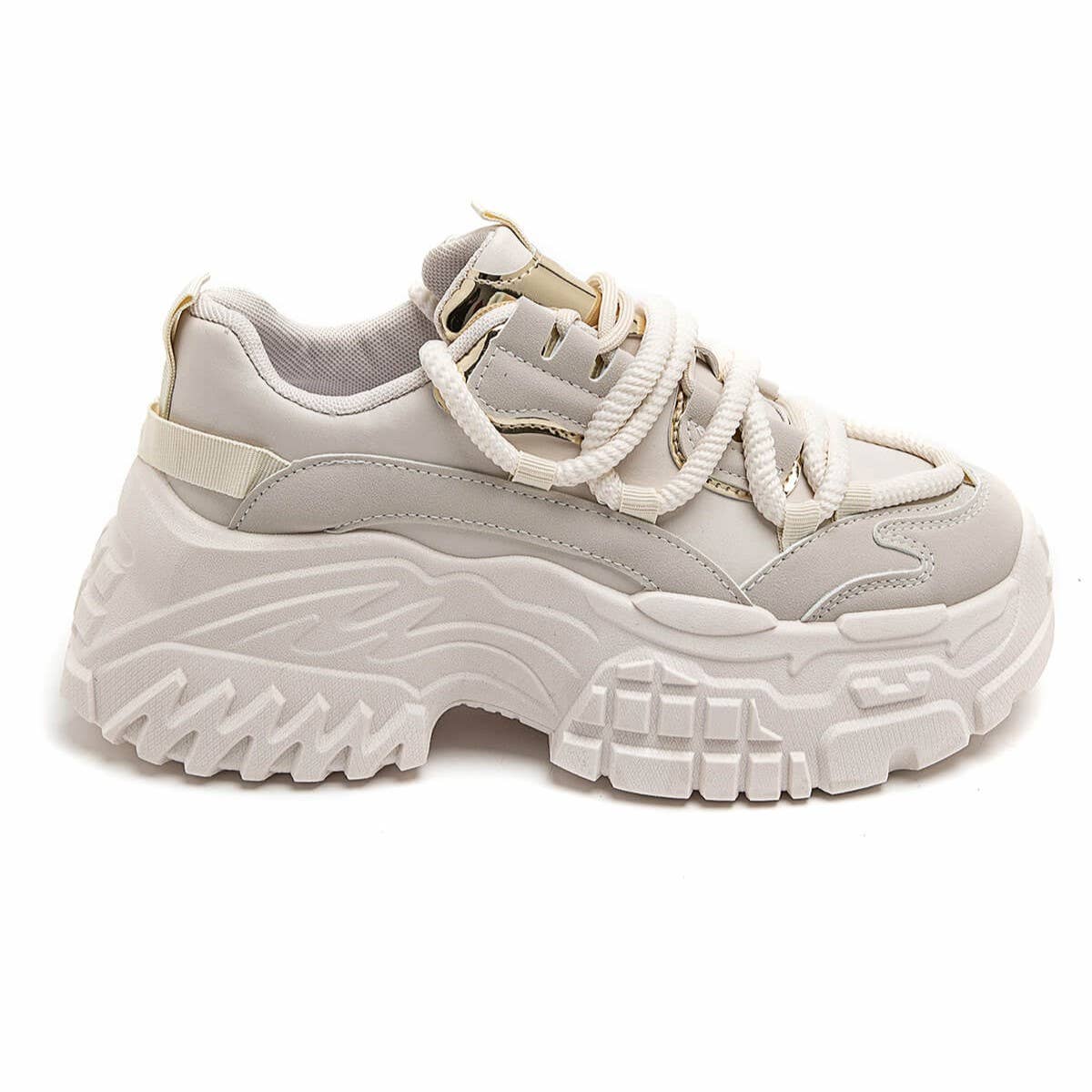 No Doubt Shoes - Wholesale Lifestyle Sneakers - Women's - WOMEN'S CHUNKY TRENDY SOLE LACE UP SNEAKERS9