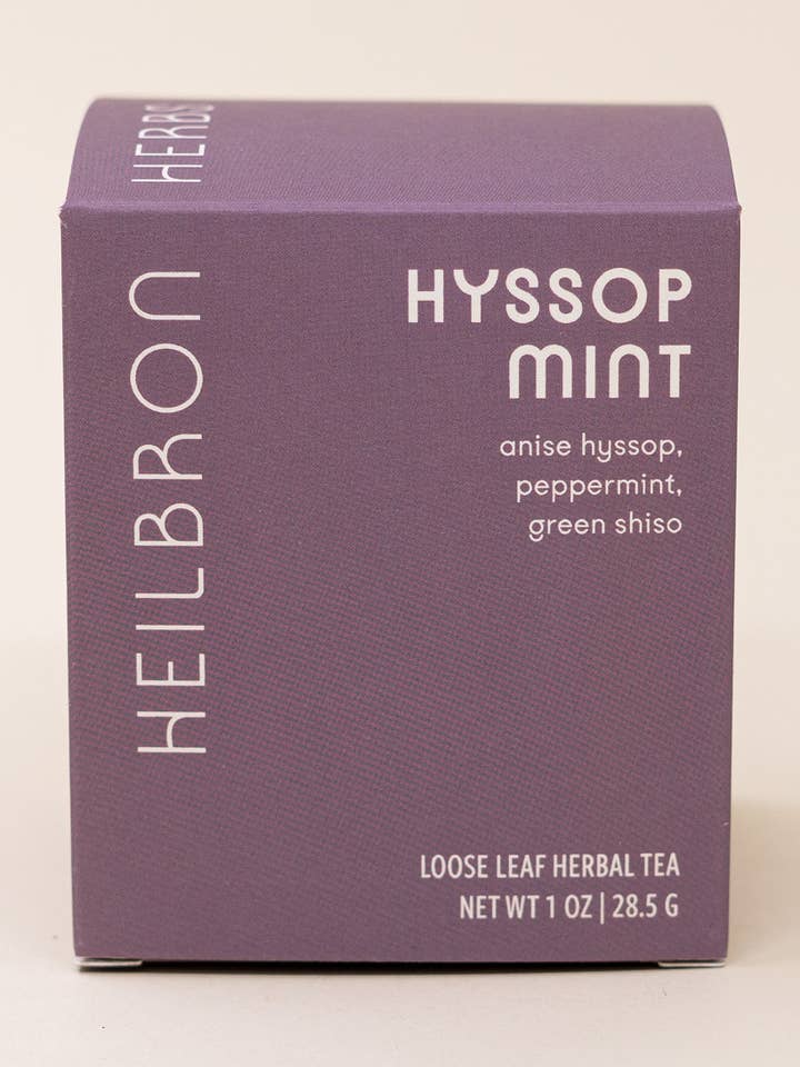 Hyssop Mint Tea for wholesale by Heilbron Herbs