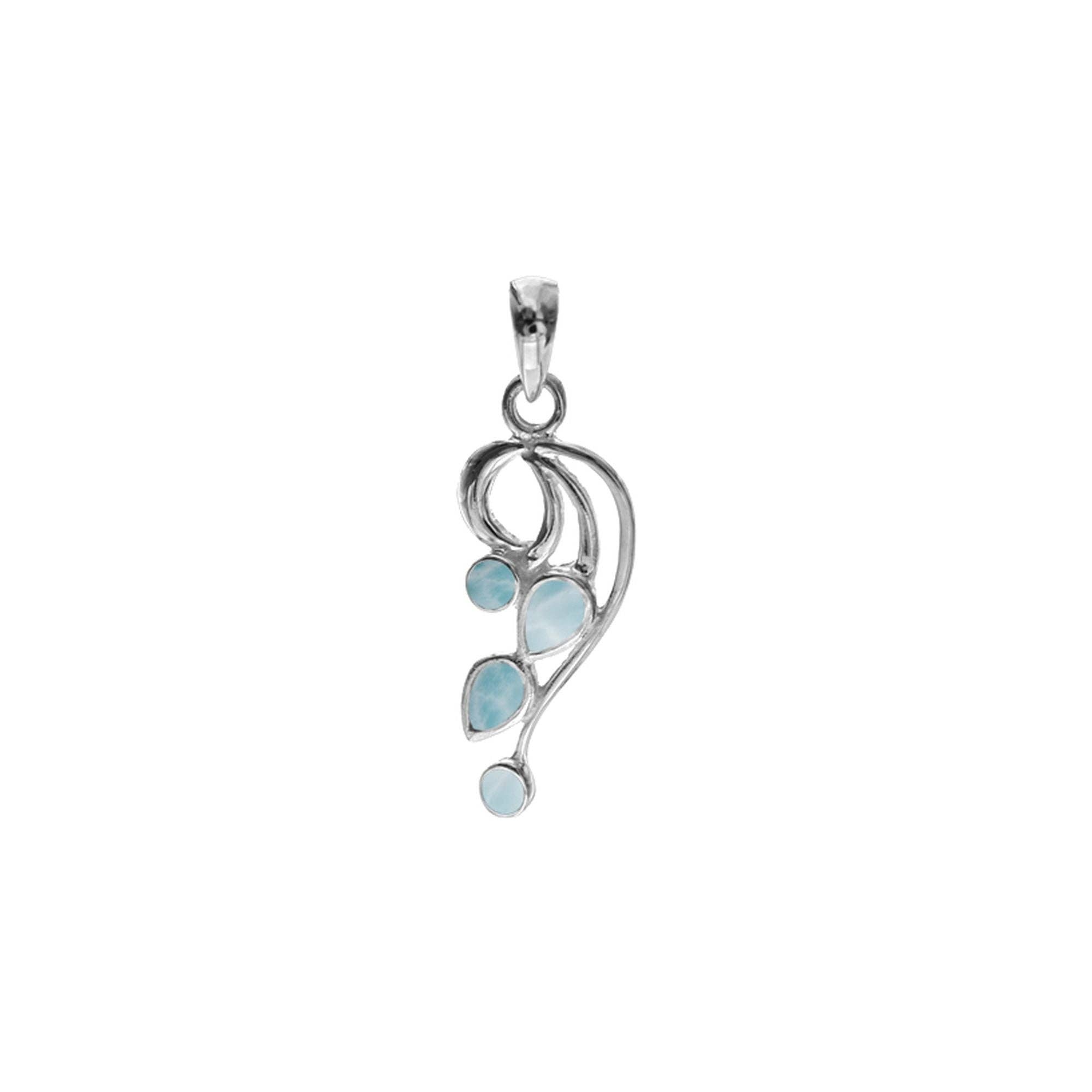 Kali Ma Designs - Sterling Silver Jewellery – wholesale Individuell berlock/hänge – Lola larimar virvelhänge