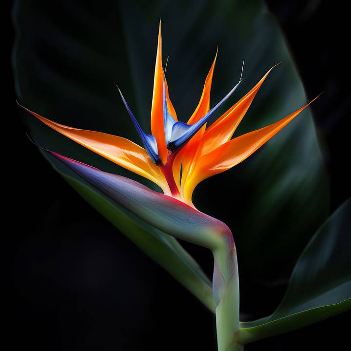 Oiseaux de paradis nocturnes pour la vente par Vision2Canvas