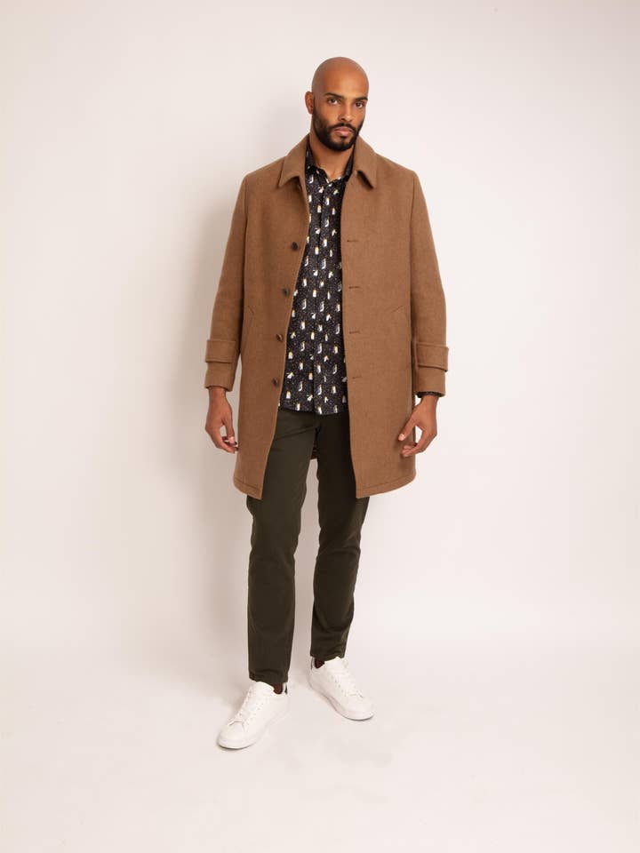 Wool Blend Overcoat for wholesale by GUIDE LONDON